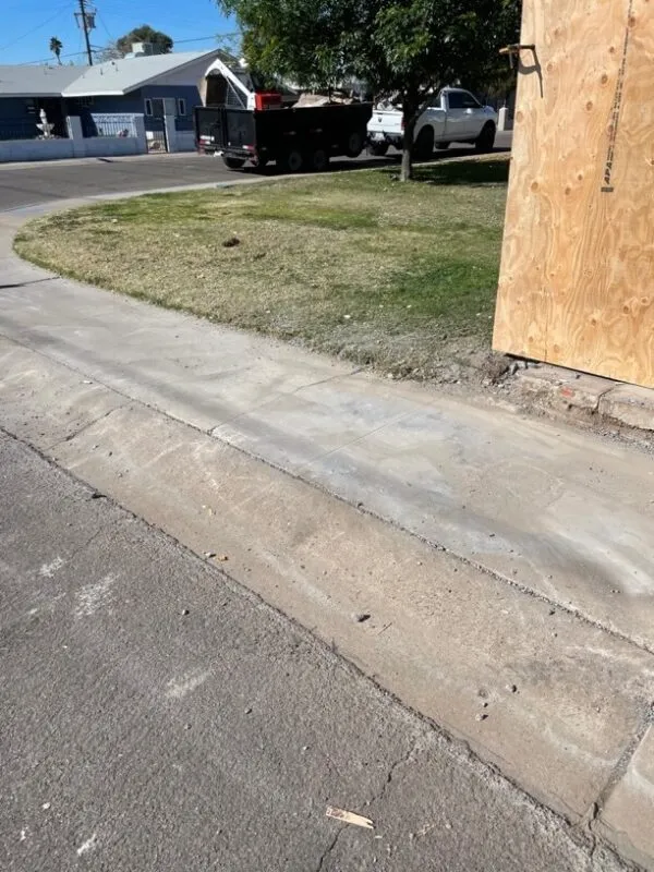 concrete block removal